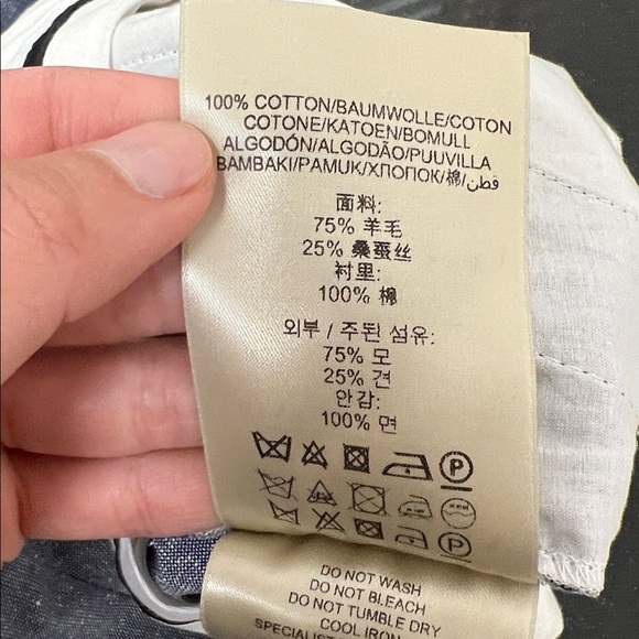 Burberry London Cuffed Straight Leg Trousers | Size 4 - Picture 8 of 8